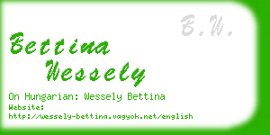 bettina wessely business card